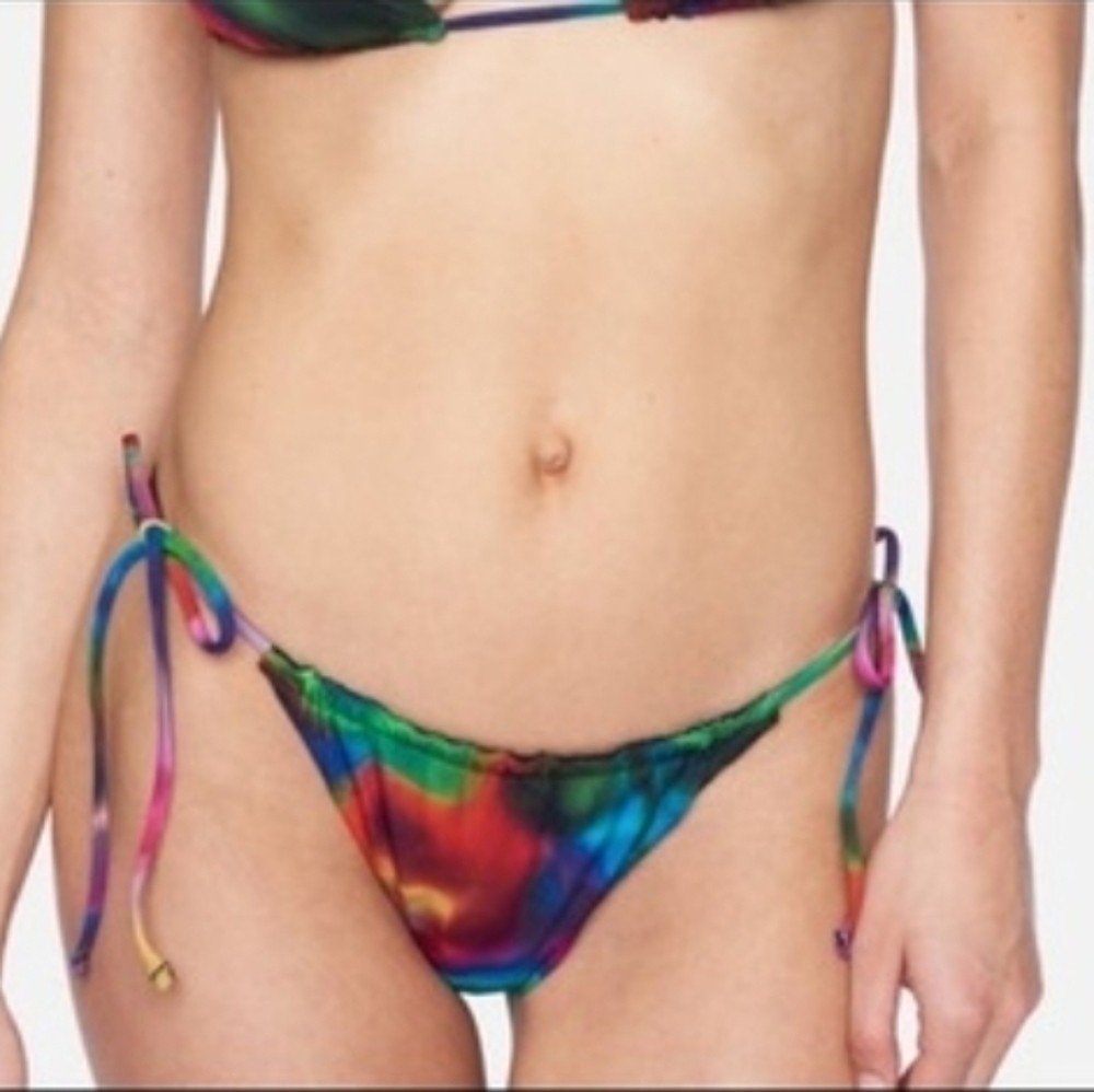 Hurley nebula cheeky side tie bikini bottom S & L Available